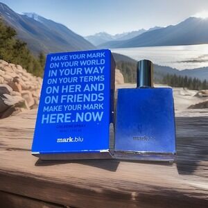 mark.blu Cologne Spray‎ 50 ml / 1.7 fl oz Men's Fragrance Blue Bottle With Box